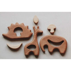 Tateplota | Mini Wooden Puzzle | Giraffe -Simple Play Stories Tateplota Wooden Puzzle Elmer Elephant Giraffe Hedgehog f35d351e 754b 4c6c 99f7 d0666020d7eb