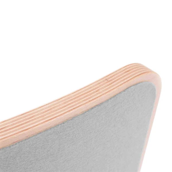 Wobbel Board Original | Baby Mouse Grey Wool Felt 3 Wobbel Board Original | Baby Mouse Grey Wool Felt - Image 3