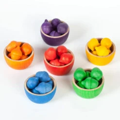 Grapat | Bowls And Acorns | 43 Pieces