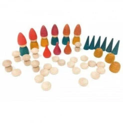 Grapat | Nins Tomten -Simple Play Stories grapat nins tomten set wooden toy set 3