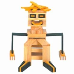 KAPLA | Wooden Building Planks | 40 Squares | Green -Simple Play Stories kapla wooden toy building planks book dark green yellow colours 5 e2de5a04 432c 440d 9e23 30048132e612