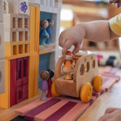 KAPLA | Wooden Building Planks | 40 Squares | Yellow -Simple Play Stories kissenwonderlad for Milk Tooth Grimm s Bus KAPLA CLiCQUES c3d51fe3 b128 443f b2b1 867326344b6d