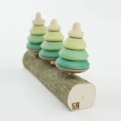 Mader | Three Tree Spinning Tops On Branch (Level 5)