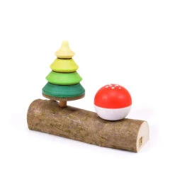 Mader | Tree Spinning Top & Fly Agaric Turn Top On Branch