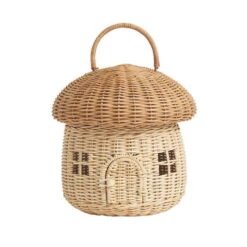 Olli Ella | Rattan Mushroom Basket Natural