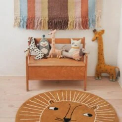 OYOY | Follow The Rainbow Wall Rug -Simple Play Stories oyoy living design lion floor rug mustard 5 61e35920 2583 41be 8258 6b8596cd992f