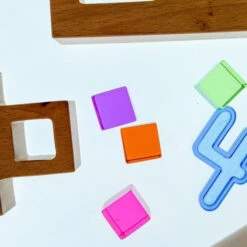 Papoose | Lucite Cubes 16 Bright Blocks With Tray -Simple Play Stories playdaysinperth for Milk Tooth Papoose Dutch Wood Houses Bright Lucite Cubes bc56e2c1 30b4 43d7 82a9 999c709211b3