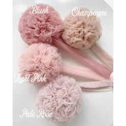 Spinkie Baby | Pom Garland | Champagne -Simple Play Stories spinkie baby pom garlands pale rose champagne blush light pink 9bca728b 21f8 4fce af07 6a6c19744950