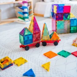 Connetix Tiles | 24 Piece Rainbow Motion Set -Simple Play Stories thewalkerways12 for Connetix Tiles Milk Tooth