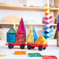 Connetix Tiles | 24 Piece Rainbow Motion Set -Simple Play Stories thewalkerways13 for Connetix Tiles Milk Tooth