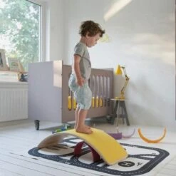 Wobbel Board Original | Mustard Wool Felt 8 Wobbel Board Original | Mustard Wool Felt -Simple Play Stories wobbel original with wool felt mustard 5