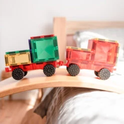 Connetix Tiles | 24 Piece Rainbow Motion Set -Simple Play Stories x macy and ollie x 5 for Connetix Tiles Milk Tooth