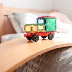 Connetix Tiles | 24 Piece Rainbow Motion Set -Simple Play Stories x macy and ollie x 7 for Connetix Tiles Milk Tooth