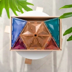 Connetix Tiles | 40 Piece Pastel Geometry Pack -Simple Play Stories x macy and ollie x1 for Connetix Tiles Pastel Geometric Pack Milk Tooth